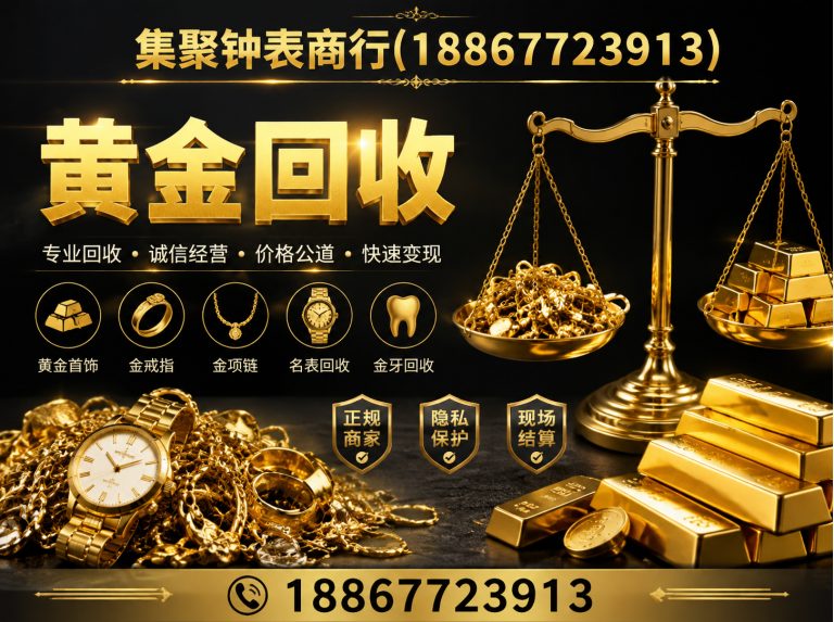 合肥黄金回收展示图